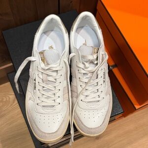 Gola Cream and Tan Sneakers